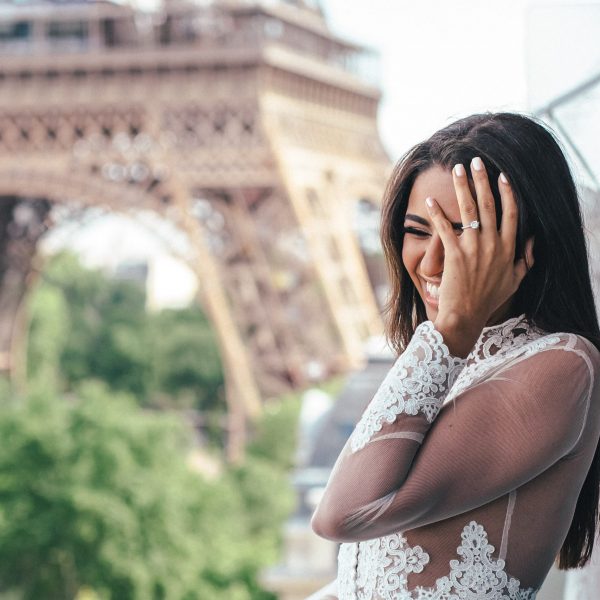 eiffel tower weddding in paris