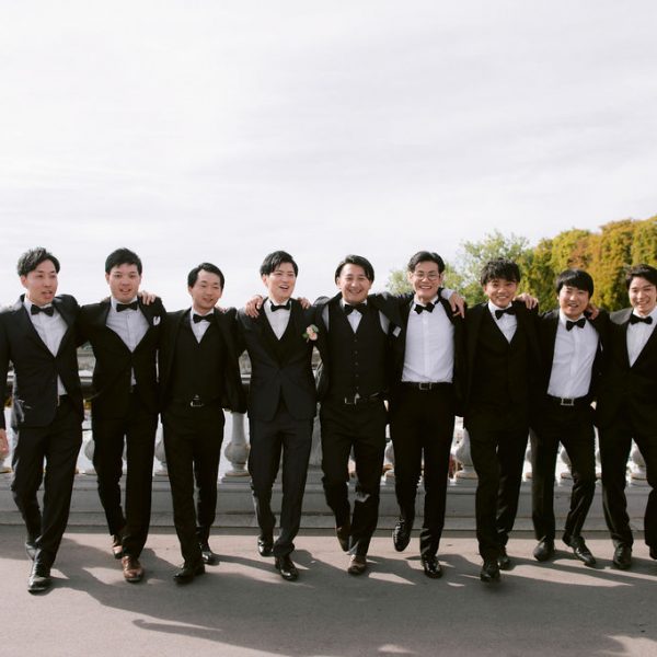 parisian groomsmen